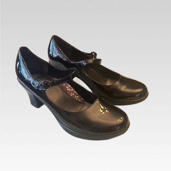 Dansko Shiny Black women’s Mary Jane shoes size 40 IN USA 9.5 BRAND NEW - Picture 2 of 5